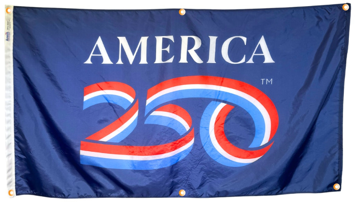 America’s 250th Wall-Mounted Flag | Reinforced Edge Grommets | Made in USA