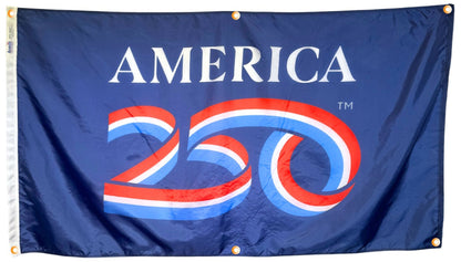 America’s 250th Wall-Mounted Flag | Reinforced Edge Grommets | Made in USA