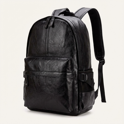 Men’s Leather Backpack – 15.6 Laptop Ready Scratch-Resistant