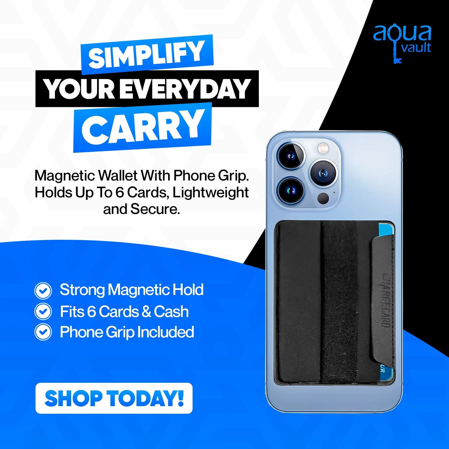 ClickGrip Magnetic Wallet