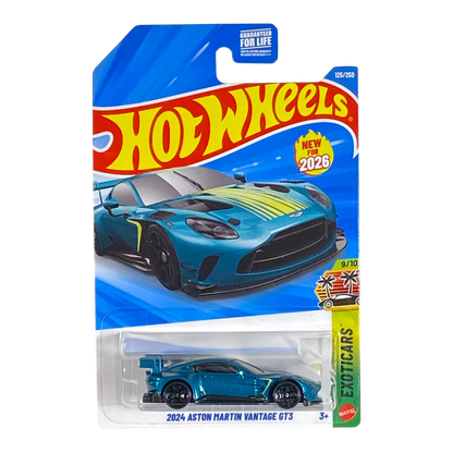 Hot Wheels 2024 Aston Martin Vantage GT3 | Exoticars Series 9/10