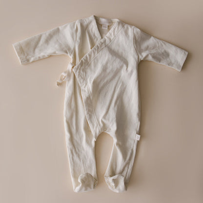 Cotton Footed Kimono  | Natural