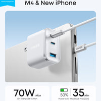 Anker Nano Charger (70W, 3 Ports)