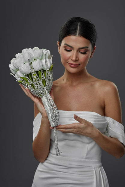 Bridesmaid Bouquet Holder, Bridal Accessories