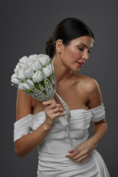 Bridesmaid Bouquet Holder, Bridal Accessories