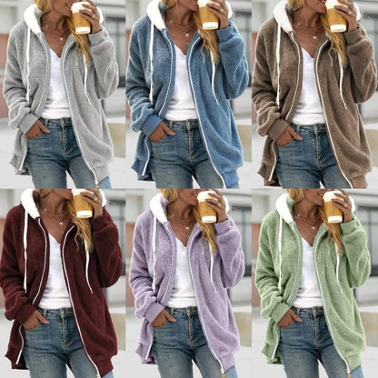 Plush Zipper Hooded Jacket | Warm, Cozy & Stylish for the Cowgirl Lifestyle