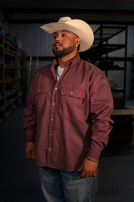 FR Pearl Snap Work Shirt - Rustline