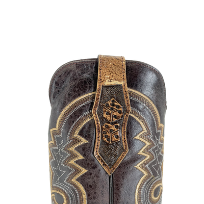 Men's Bulldog Hand Tooled Boots - Royal Flush Rustic