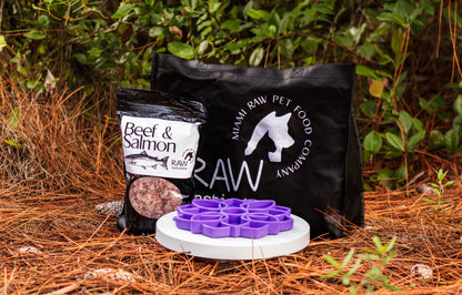 Raw Beef & Wild-Caught Salmon Meal Blend for Cats & Dogs — Prey Model Raw | Raw Instincts Florida