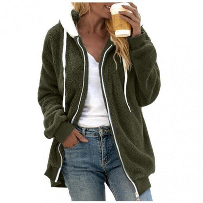Plush Zipper Hooded Jacket | Warm, Cozy & Stylish for the Cowgirl Lifestyle