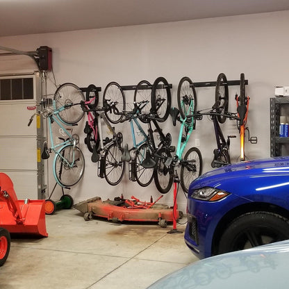 Blackstone Bike Storage Rack | 4 Bikes | Black