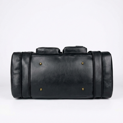 Men’s Leather Duffel Bag – Carry-On Travel 40L Travel