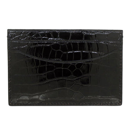 Genuine Shiny Alligator 5-Pocket Curved Card Case | BPC400
