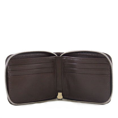 Alligator Embossed Leather Zip-Around Wallet | BPW7573