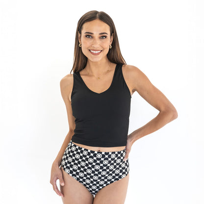 V Neck Tankini Top