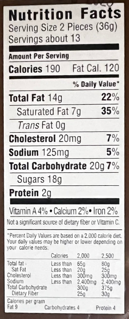 Owyhee Butter Toffee - Chunk Size - 1lb