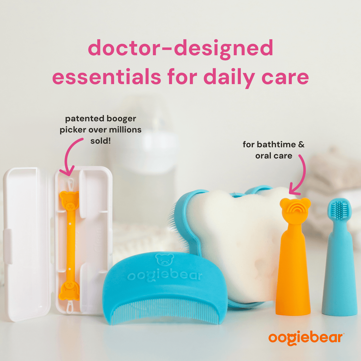 oogiebear baby essentials kit (7-piece)