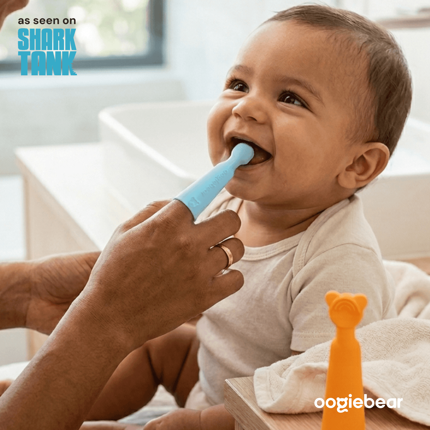 oogiebear baby finger brush & tongue scraper
