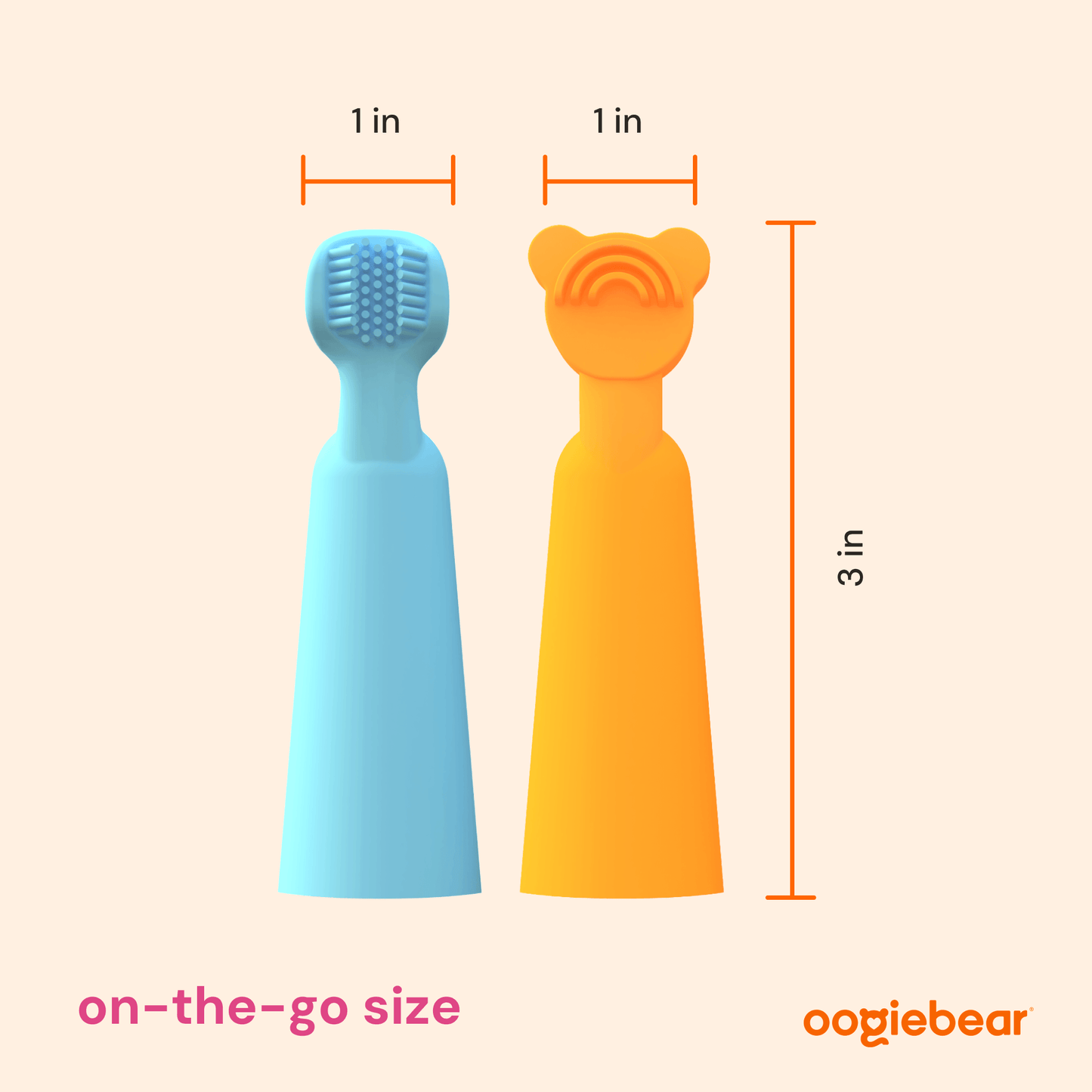 oogiebear baby finger brush & tongue scraper