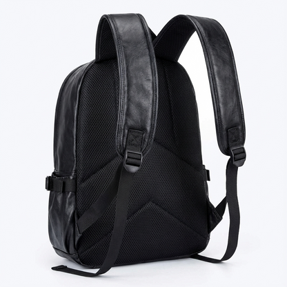Men’s Leather Backpack – 15.6 Laptop Ready Scratch-Resistant