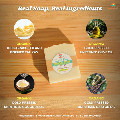 Face & Body Tallow Soap Bar