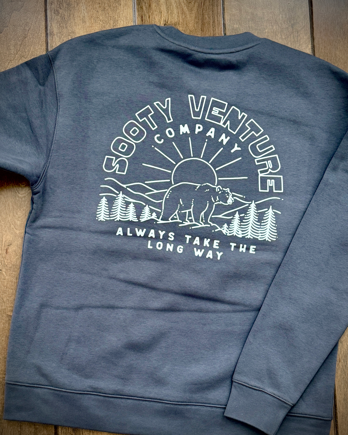 Bear Mountain Relax Crew Sweatshirt