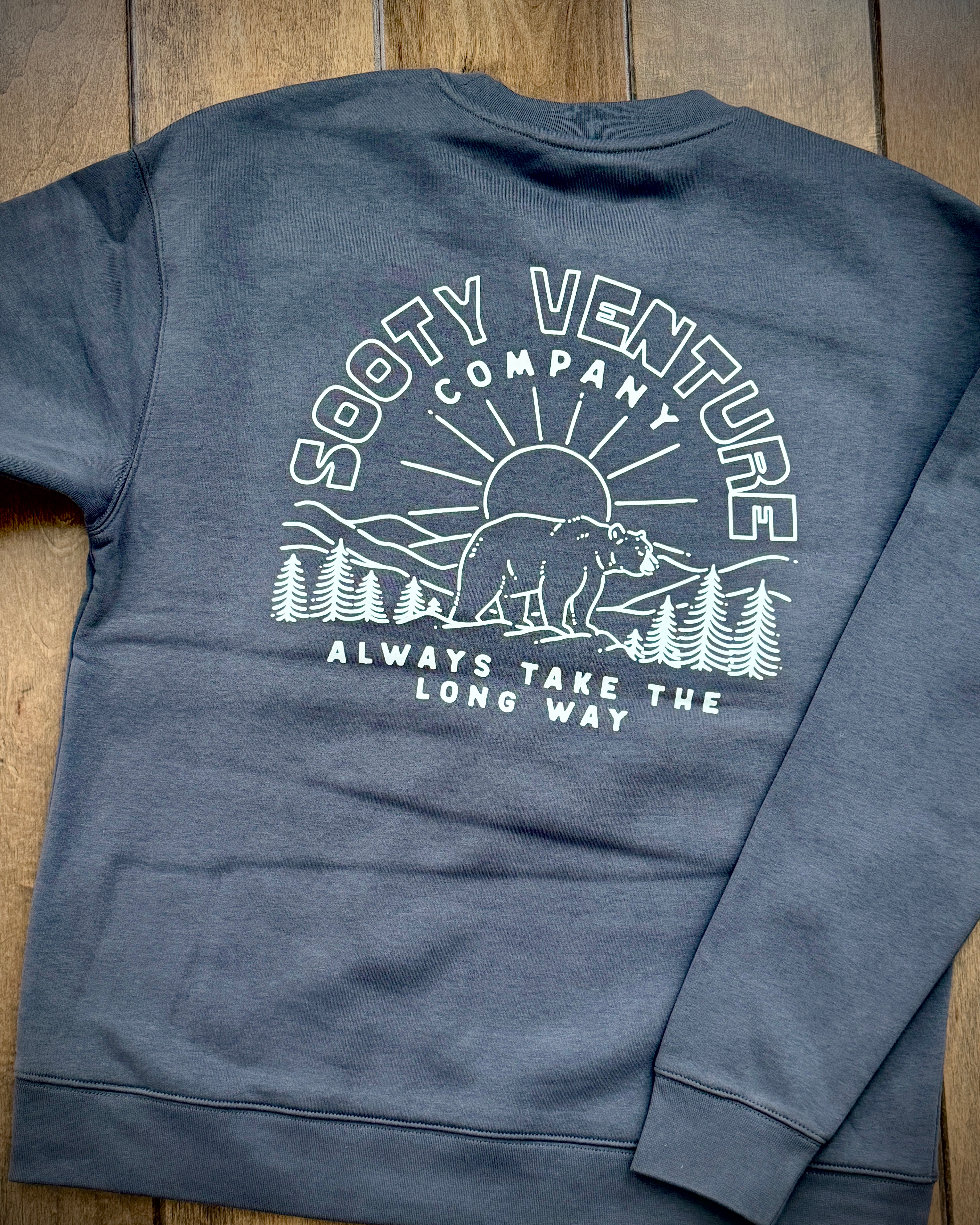 Bear Mountain Relax Crew Sweatshirt