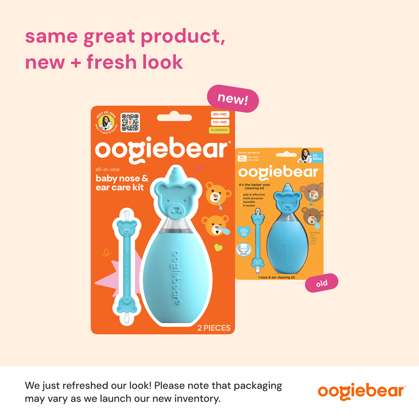 oogiebear bear pair nose & ear kit