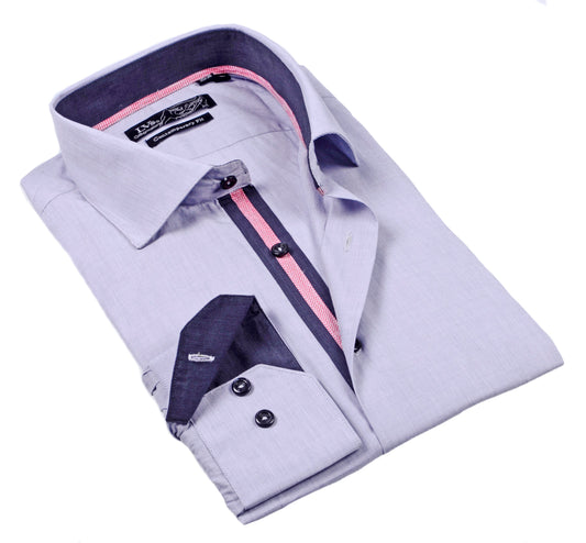 Big & Tall Shirt // Contrast Details - Final Sale- Size 6XLB