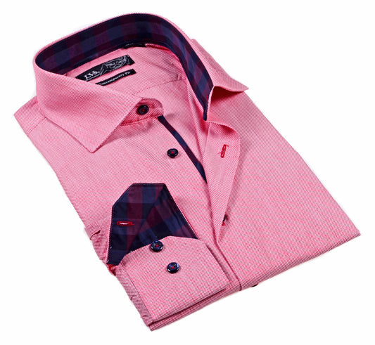 Big & Tall Shirt // Contrast Details - Final Sale - size 5XLT