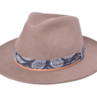 Casual Wool Felt Fedora Hat Lash