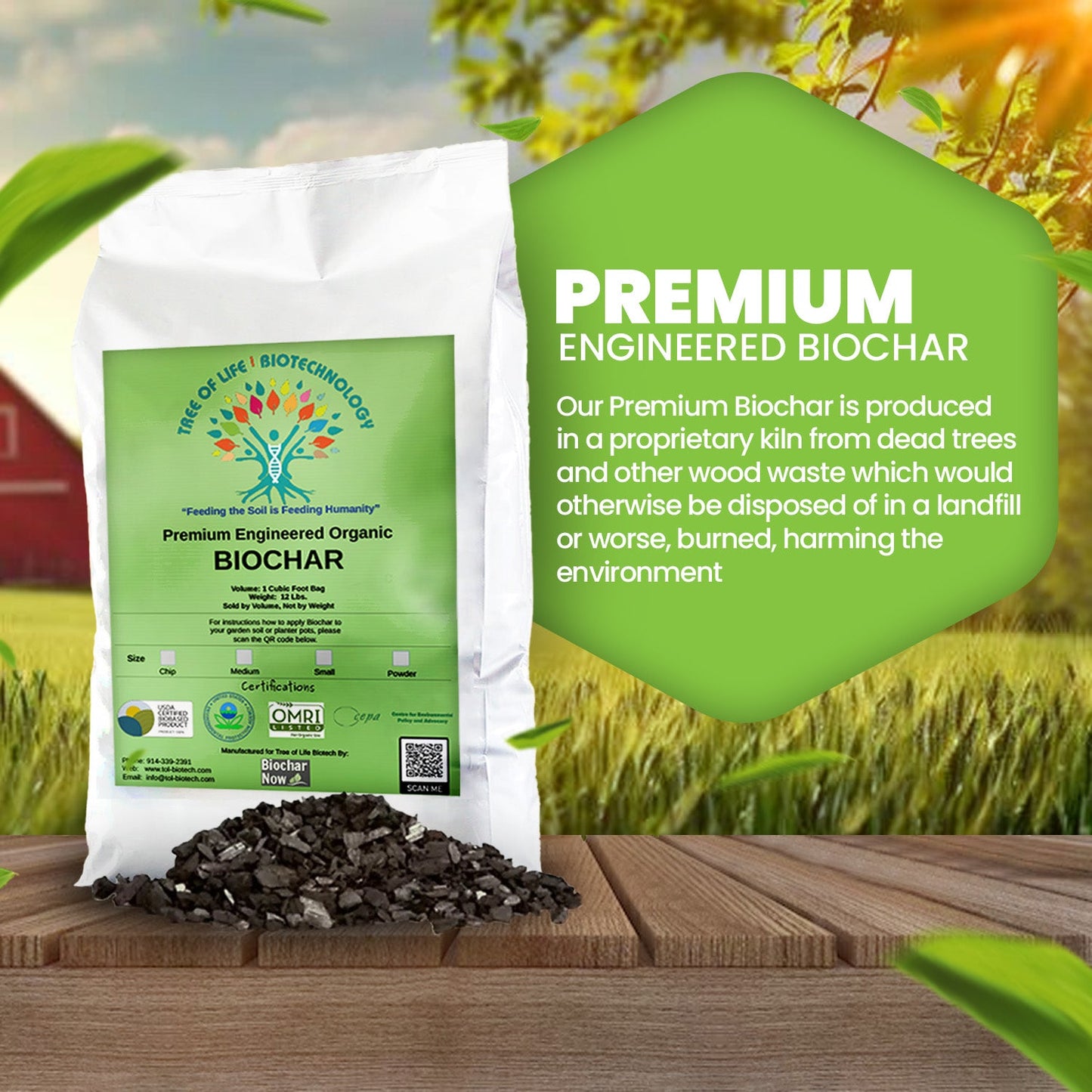 Premium Engineered Biochar (Small)