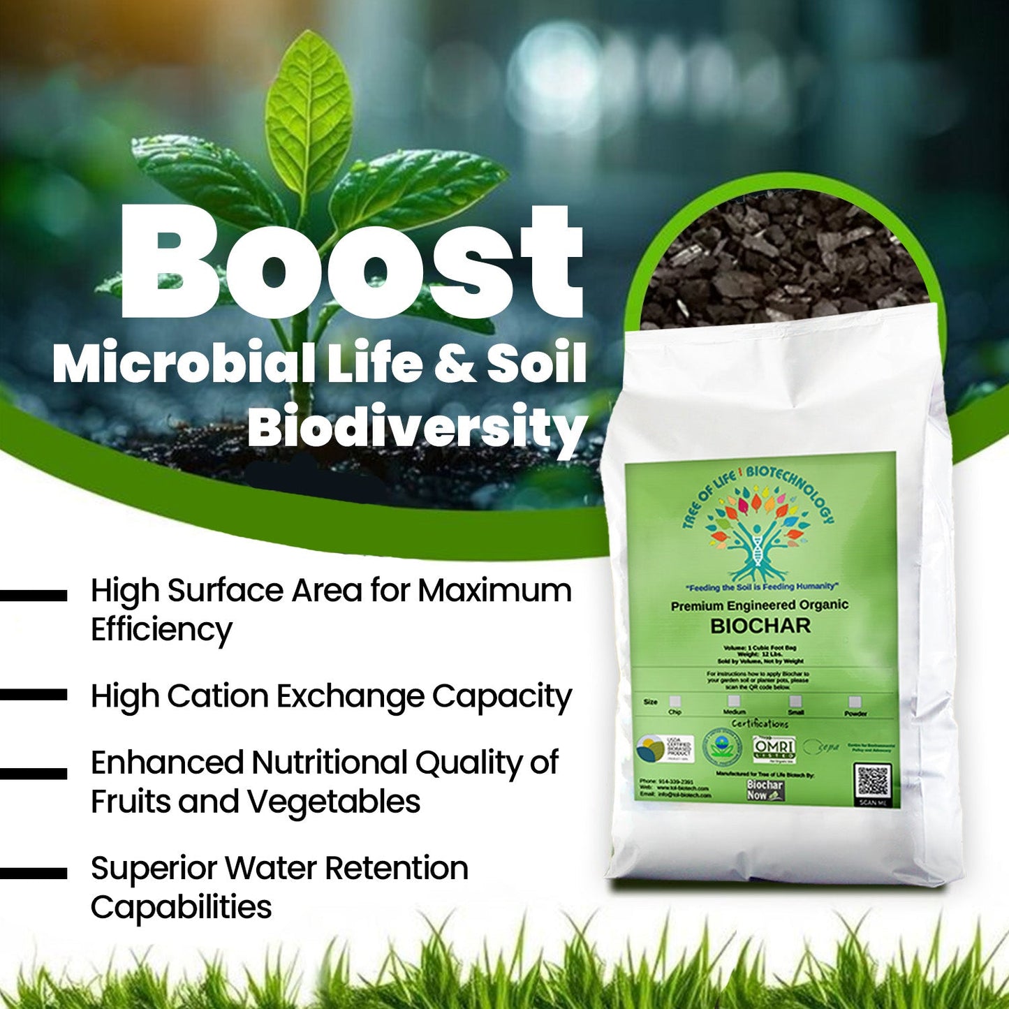Premium Engineered Biochar (Small)