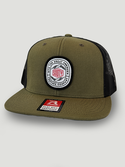 DESTINATION UNKNOWN PATCH LODEN HAT