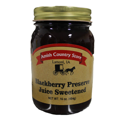 Blackberry Preserve Juice Sweetened 16 oz