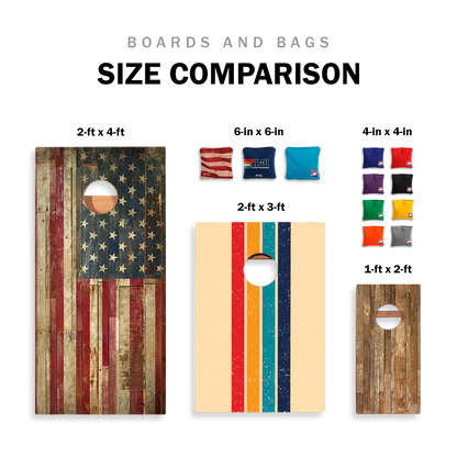 1980 Graphic Star Cornhole Boards