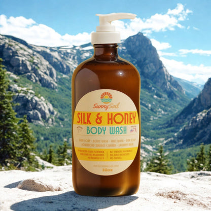 Silk & Honey Body Wash (16oz)