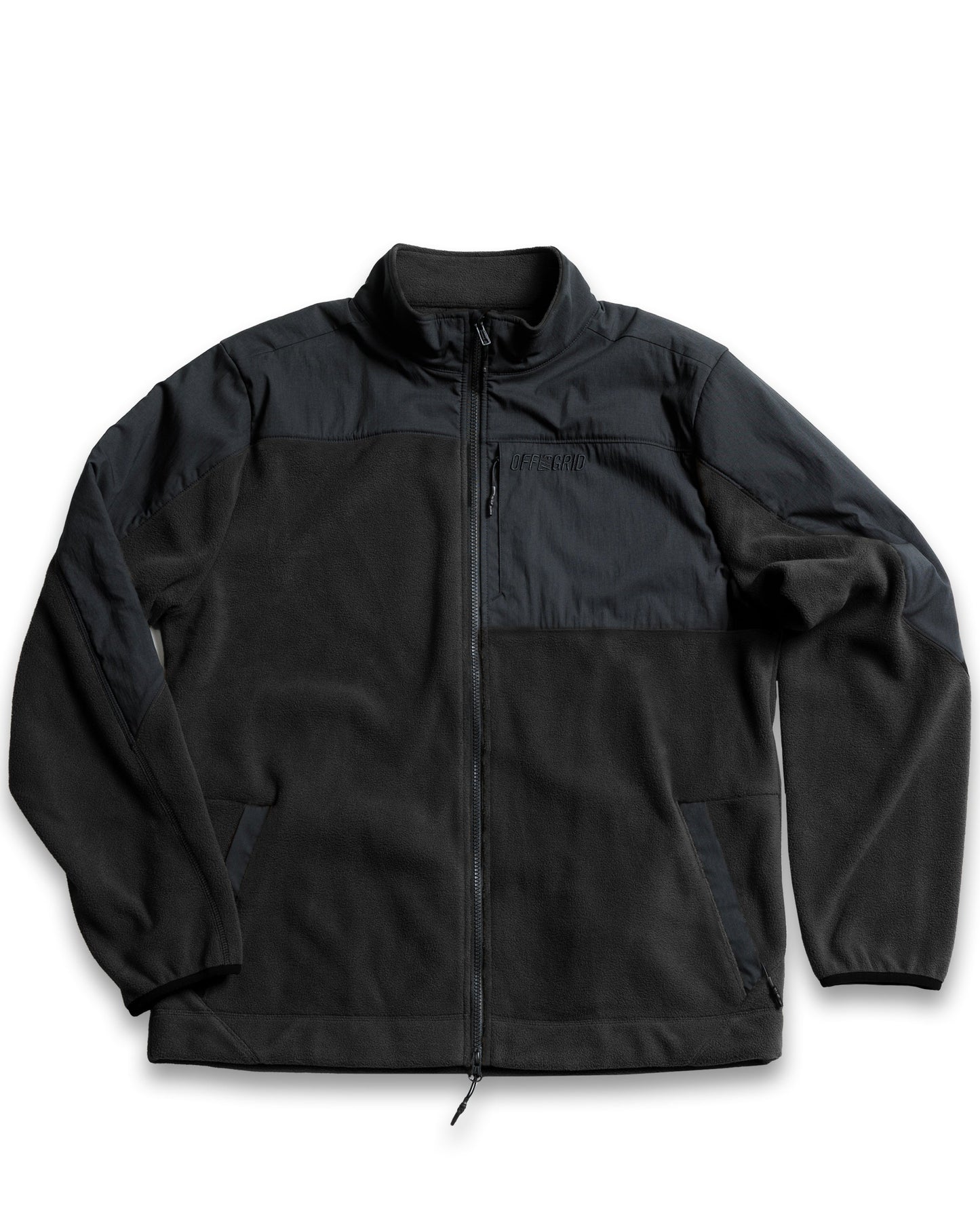 Bruin Fleece Zip Up - Black