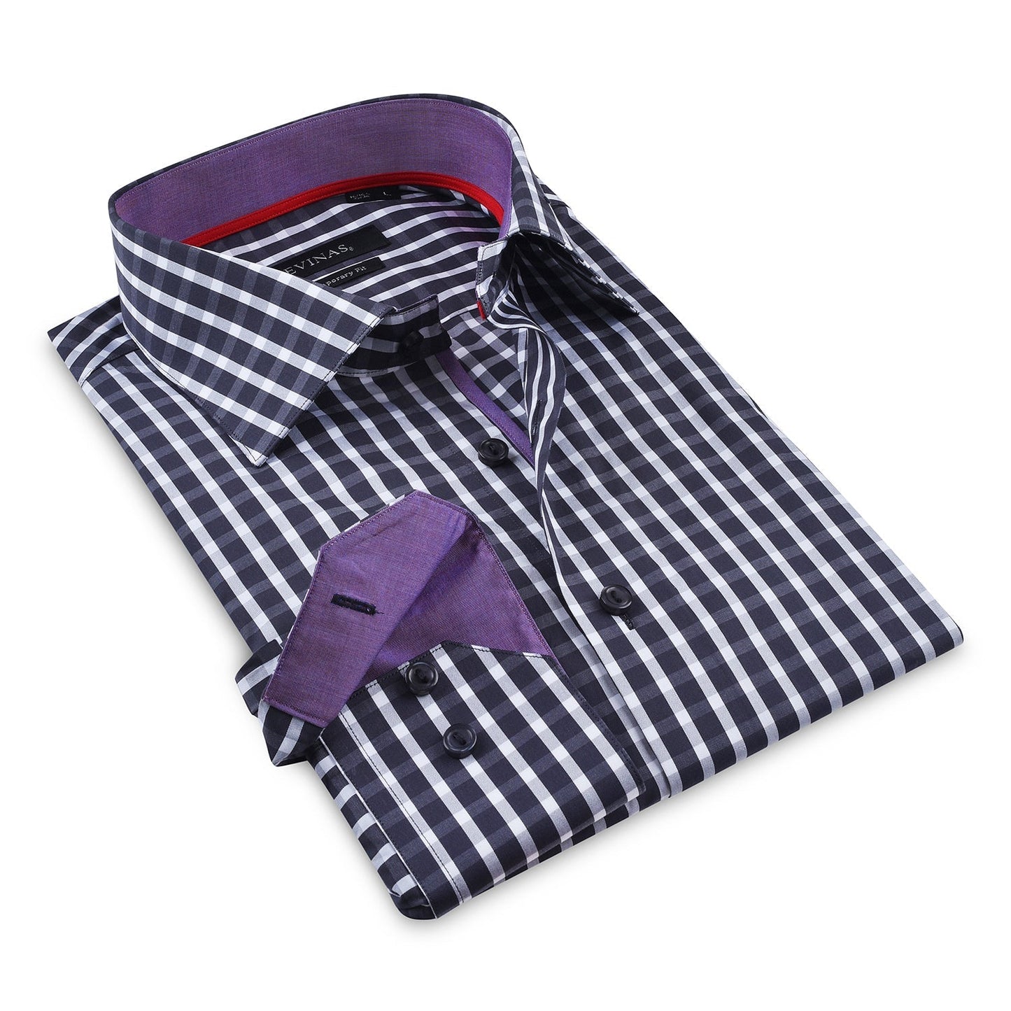 Button-Up Shirt // -  Contemporary Fit - Contrast trimming - final sale - Size Small