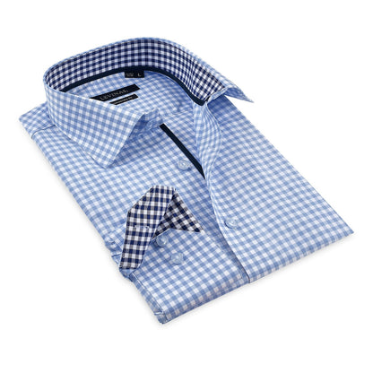 Button-Up Shirt // -  Contemporary Fit - Contrast trimming - final sale - Size Small