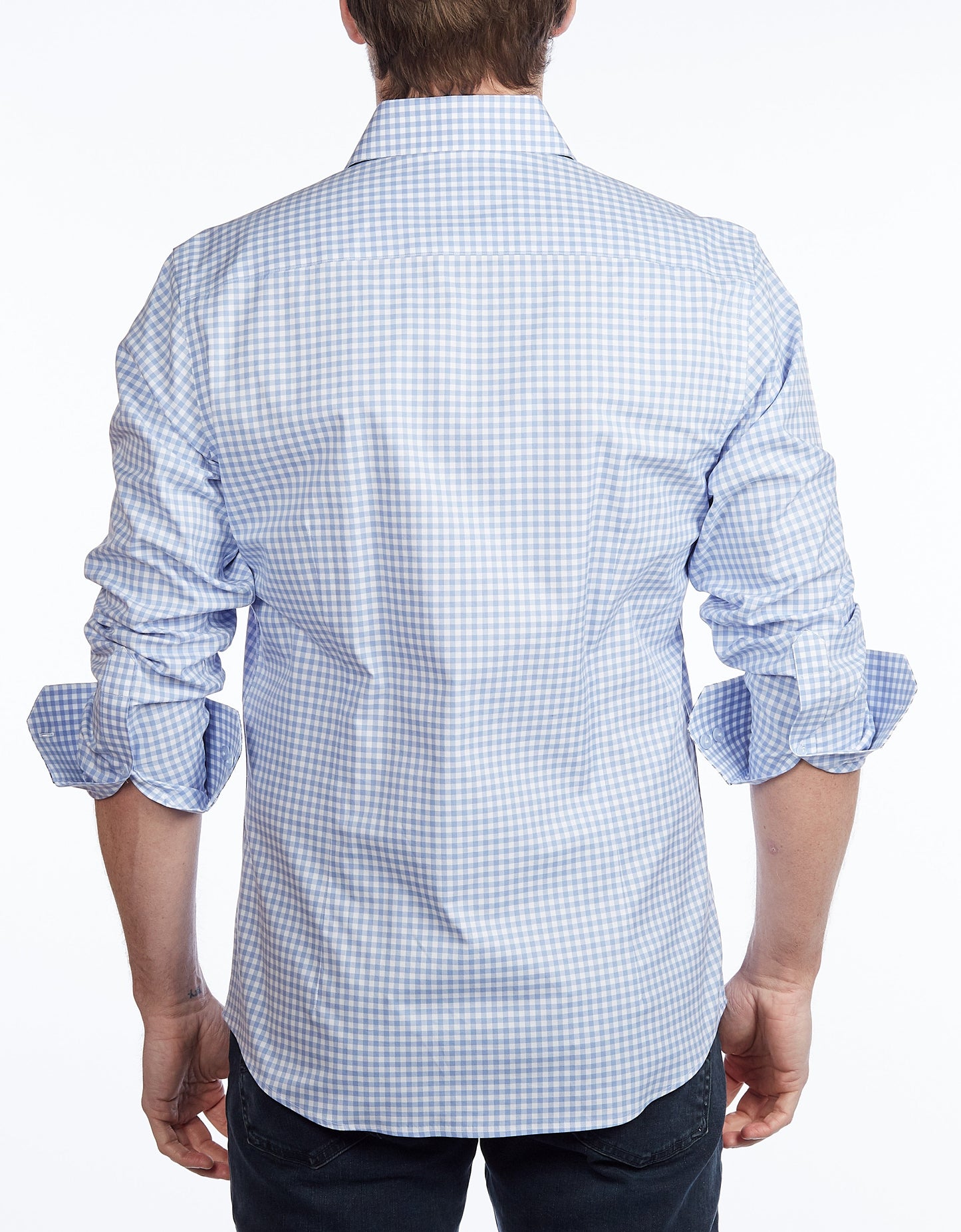 Button-Up Shirt // -  Contemporary Fit - Contrast trimming - final sale - Size Small
