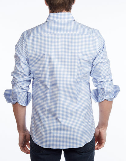 Button-Up Shirt // -  Contemporary Fit - Contrast trimming - final sale - Size Small