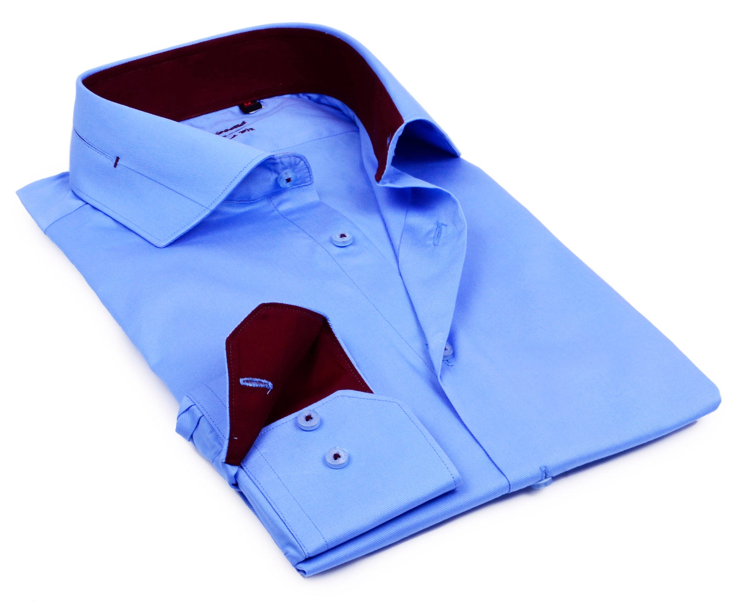 Button-Up Shirt //  - Tailored Fit - contrast  trimming - final sale - Size 2X-Large