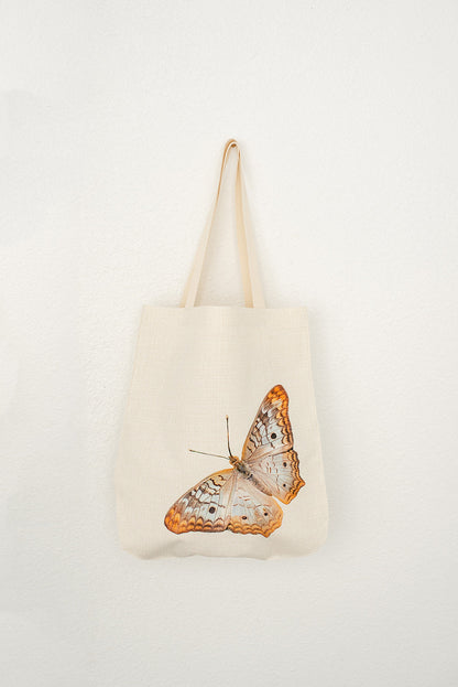 Orange Butterfly Tote, College Student Gift, Mother's Day Gift, Christmas Gift