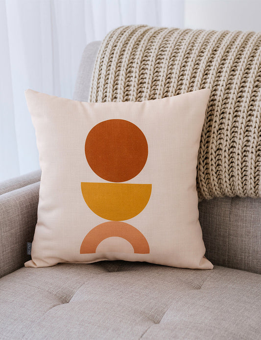 Mod Geometric Linen Pillow, College Student Gift, Mother's Day Gift, Christmas Gift