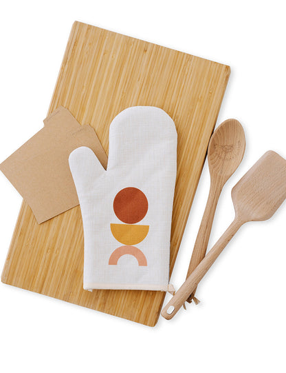 Modern Boho Geometric Oven Mitt, College Student Gift, Mother's Day Gift,Christmas Gift