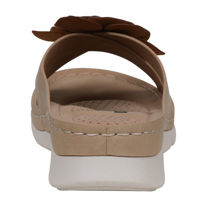 Women's Claire Tan Cushioned Footbed Sandals