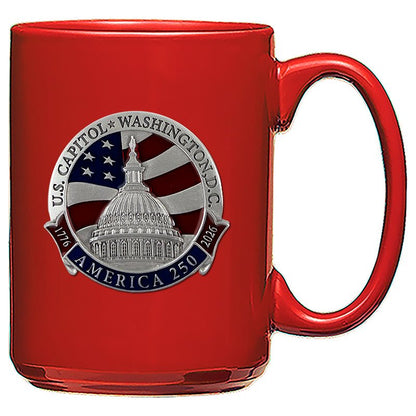 America's 250th Anniversary Capitol Dome Coffee Mug