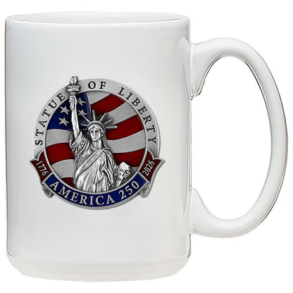 All American Mug - America's 250th Anniversary Statue of Liberty Coffee Mug