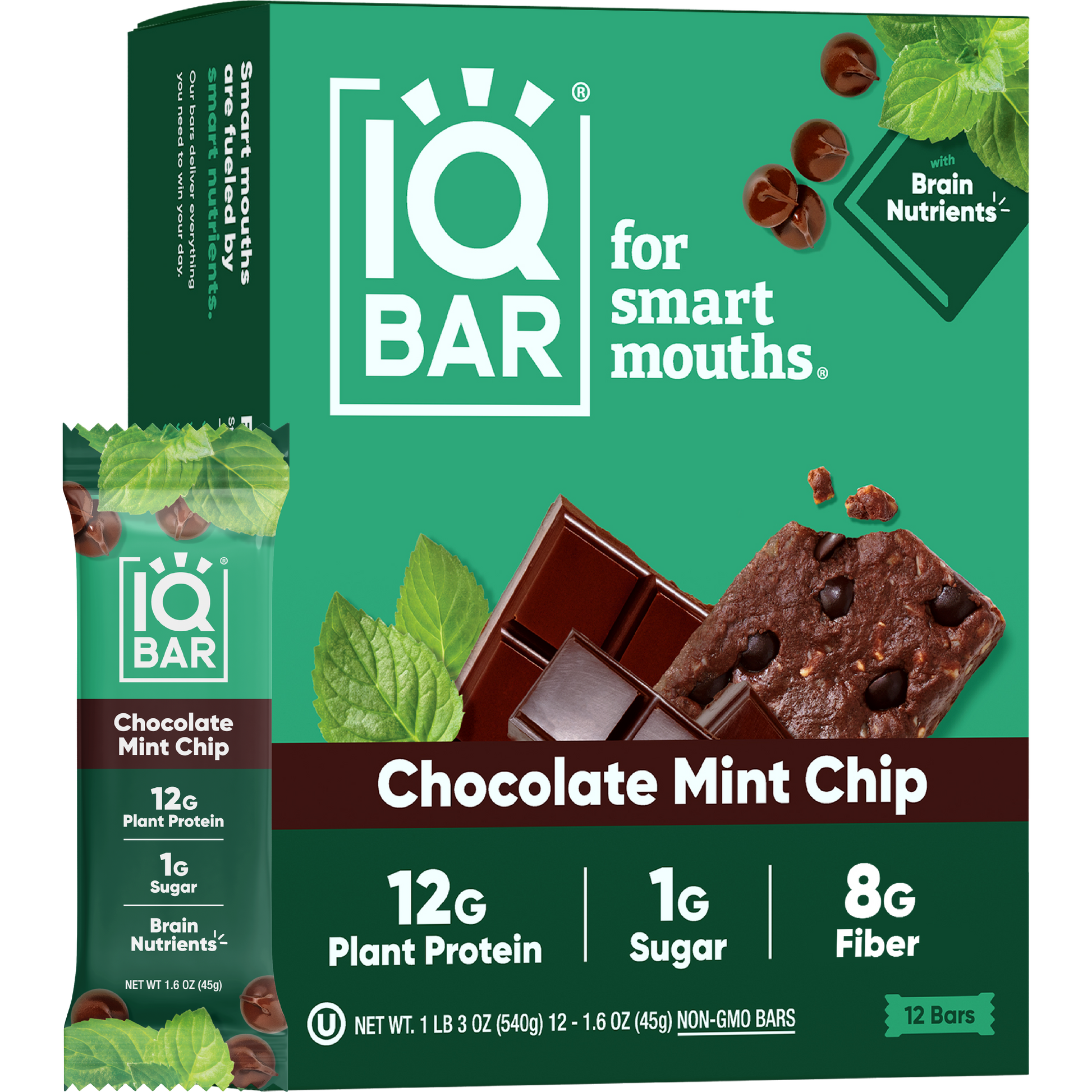 Chocolate Mint Chip (12 Bars)